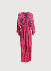 Kimono long rose fuchsia - Style authentique femme-Kimikono