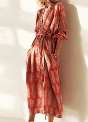 Kimono long rouge | Beni