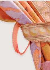 Kimono long manche orange | Ningyo