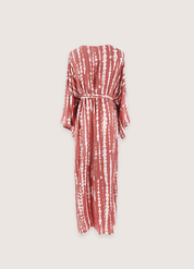 Kimono bohème long terracotta | Akane