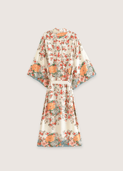 Kimono long femme bohème beige | Yume