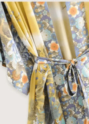 Kimono manche longue bohème - Élégance orientale-Kimikono