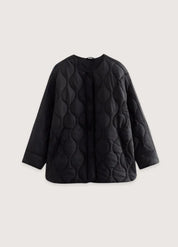 Kimono matelassée noir - Style japonais authentique-Kimikono