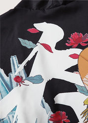 Kimono samourai homme - Noir authentique élégant-Kimikono