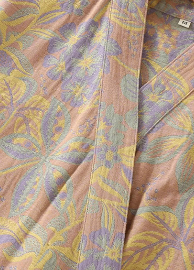 Peignoir femme col kimono - Confort et style zen-Kimikono