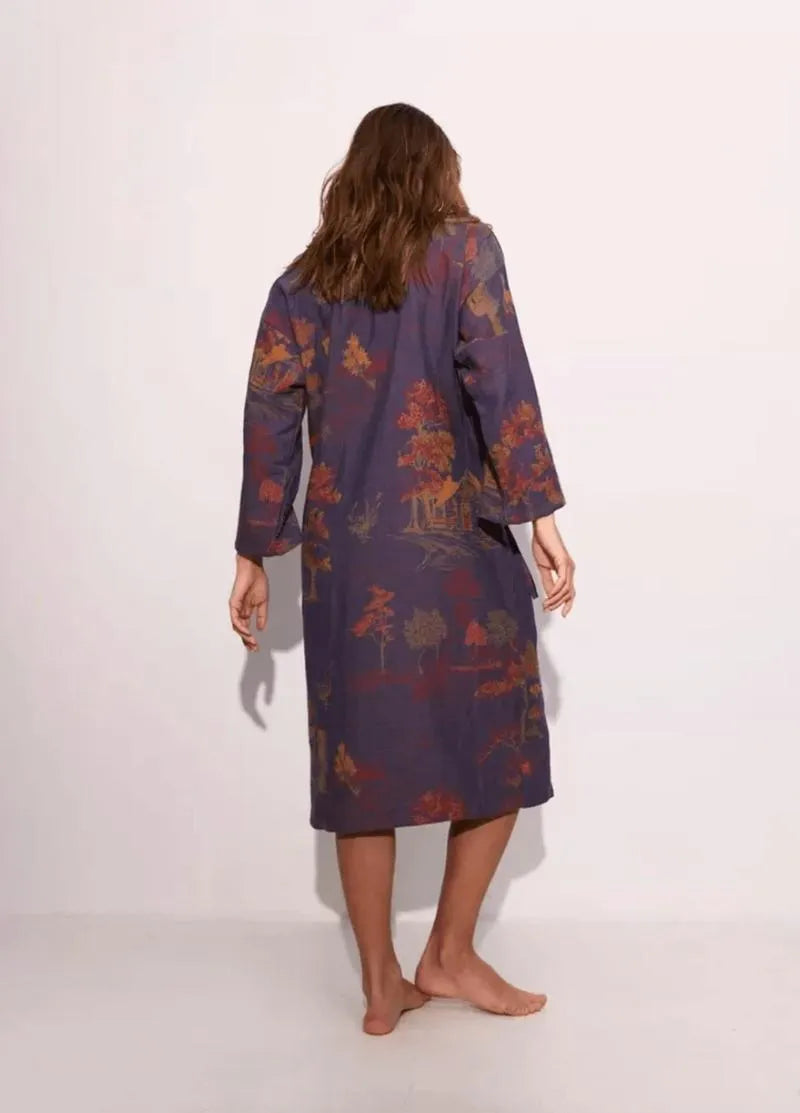 Peignoir japonais kimono femme - Élégance & confort-Kimikono