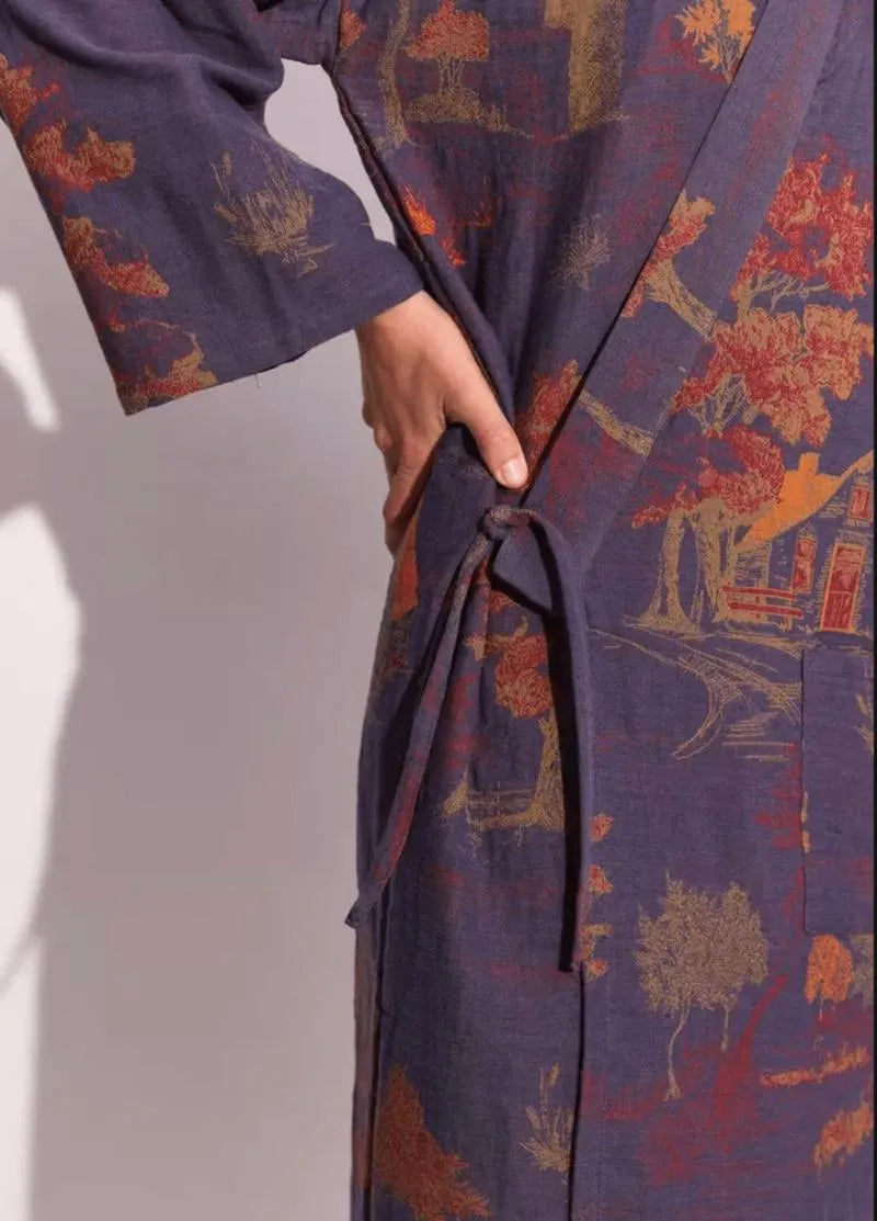 Peignoir japonais kimono femme - Élégance & confort-Kimikono