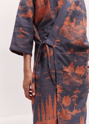 Peignoir homme col kimono | Ukiyo