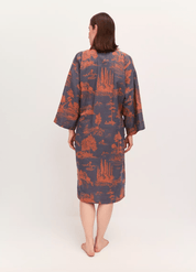Peignoir kimono coton femme | Asagiri