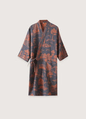 Peignoir kimono coton femme - Style japonais chic-Kimikono