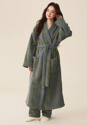 Peignoir kimono polaire femme | Fuyu