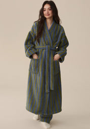 Peignoir kimono polaire femme