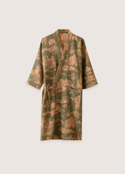 Peignoir kimono pour homme vert | Midori