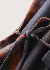 Peignoir style kimono bleu pour homme - Confort zen-Kimikono