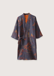 Peignoir style kimono bleu pour homme - Confort zen-Kimikono