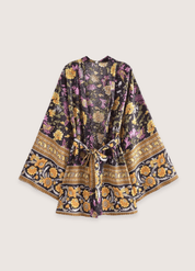 Kimono court bohème vintage | Chihiro