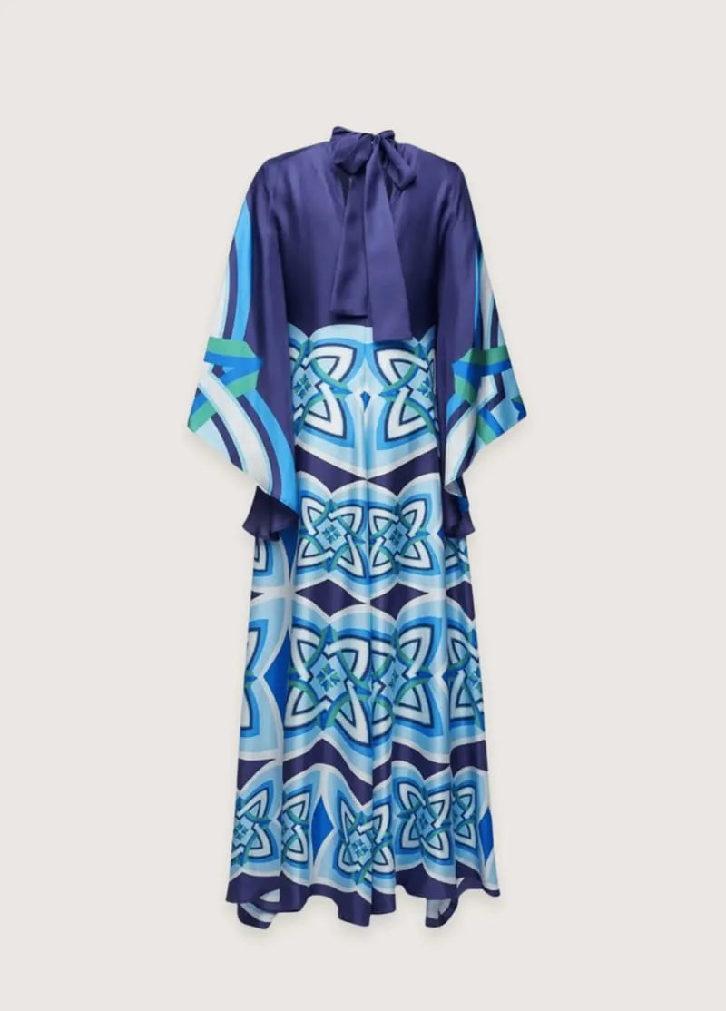 robe bleue kimono
