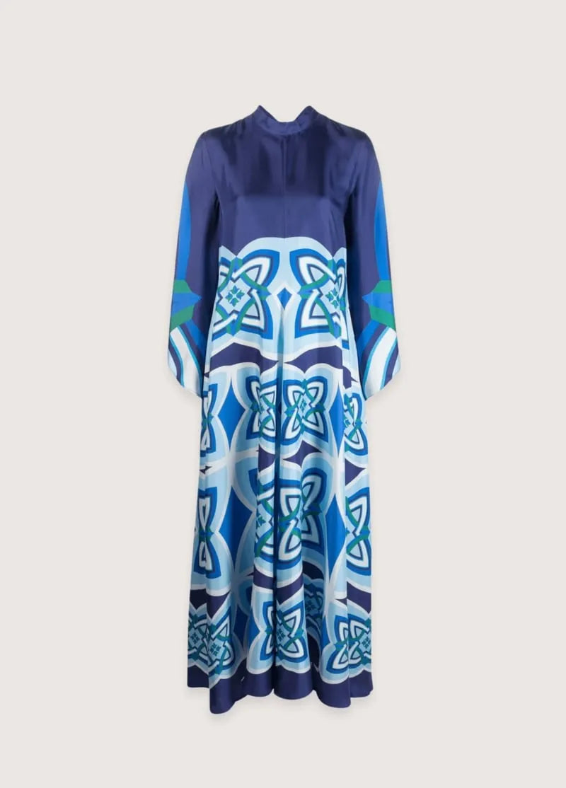 robe kimono bleue