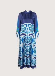 robe kimono bleue