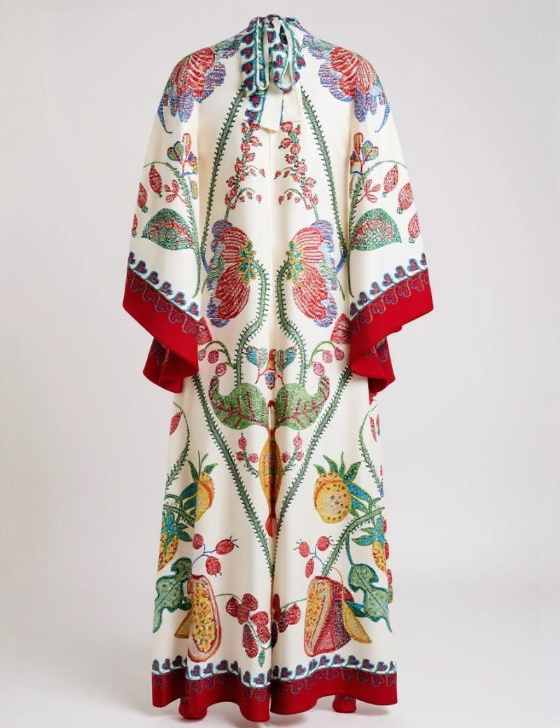 kimono robe fleurie pour femme