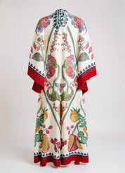 kimono robe fleurie pour femme
