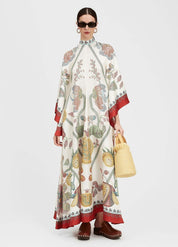robe kimono fleurie