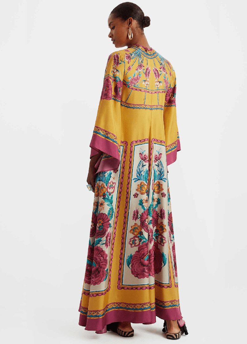 robe jaune kimono