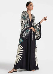 robe kimono longue femme
