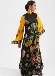 robe noire kimono femme