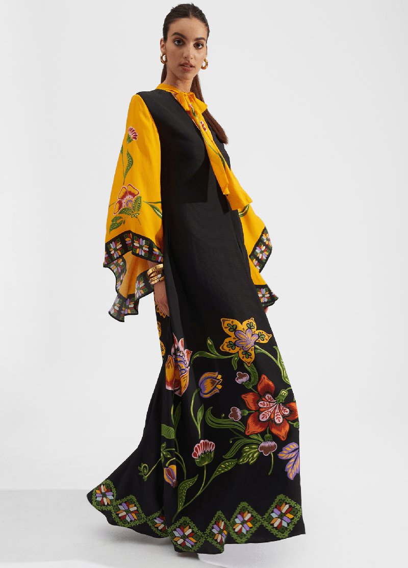 robe kimono noire