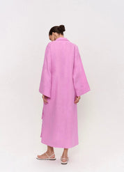 robe kimono rose femme