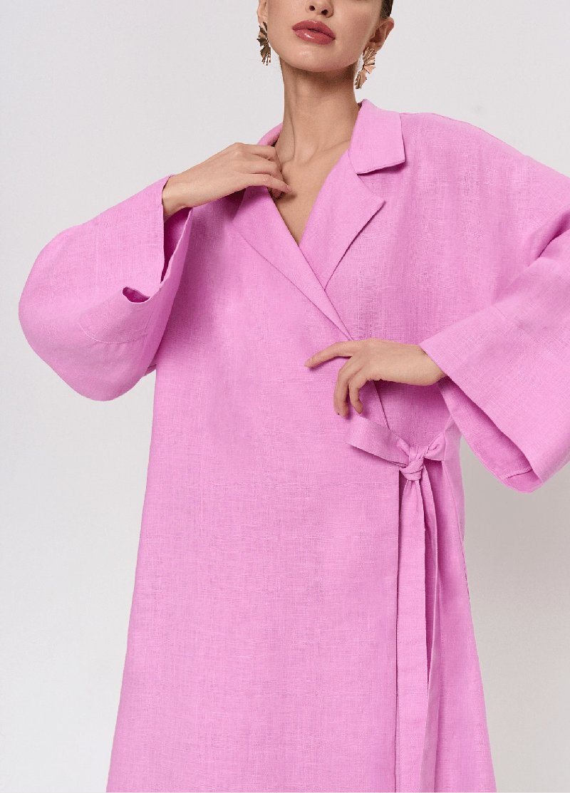 kimono robe rose