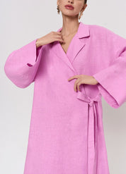 kimono robe rose