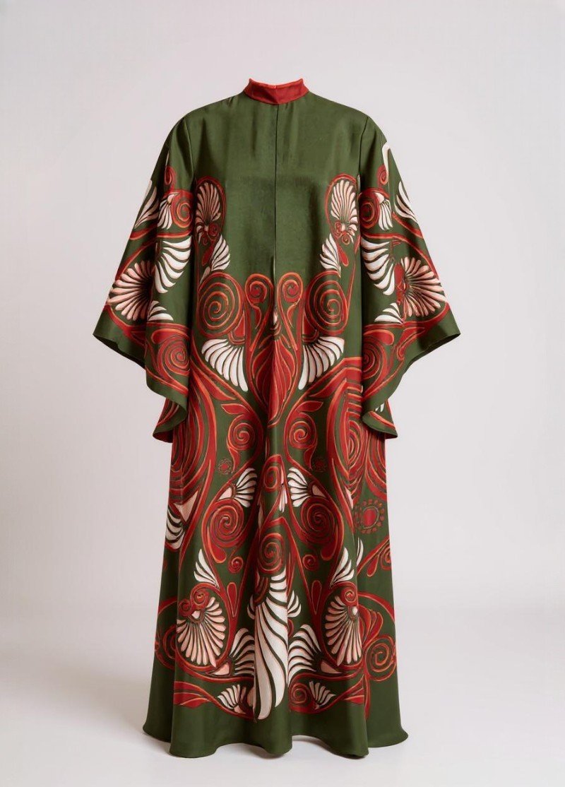 kimono robe rouge