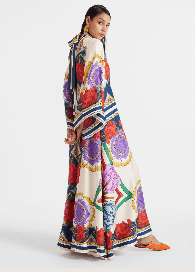 robe satin kimono femme