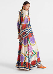 robe satin kimono femme