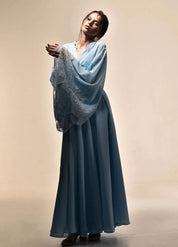 kimono robe femme en soie et dentelle