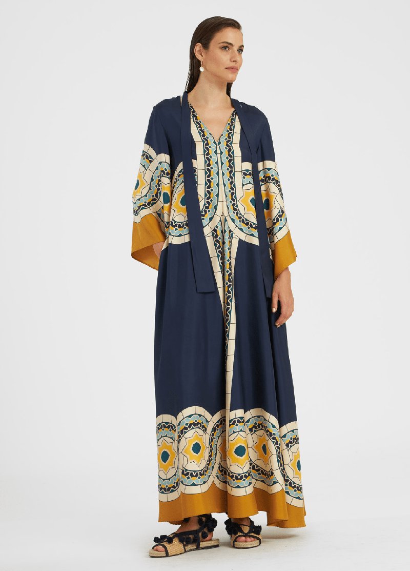 robe kimono soirée femme