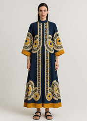 robe kimono soirée en coton pour femme