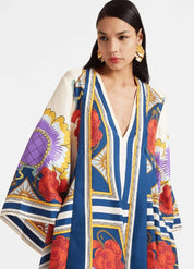 kimono robe effet satin