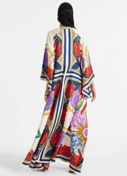 kimono robe satin pour femme