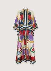 robe kimono style effet satin