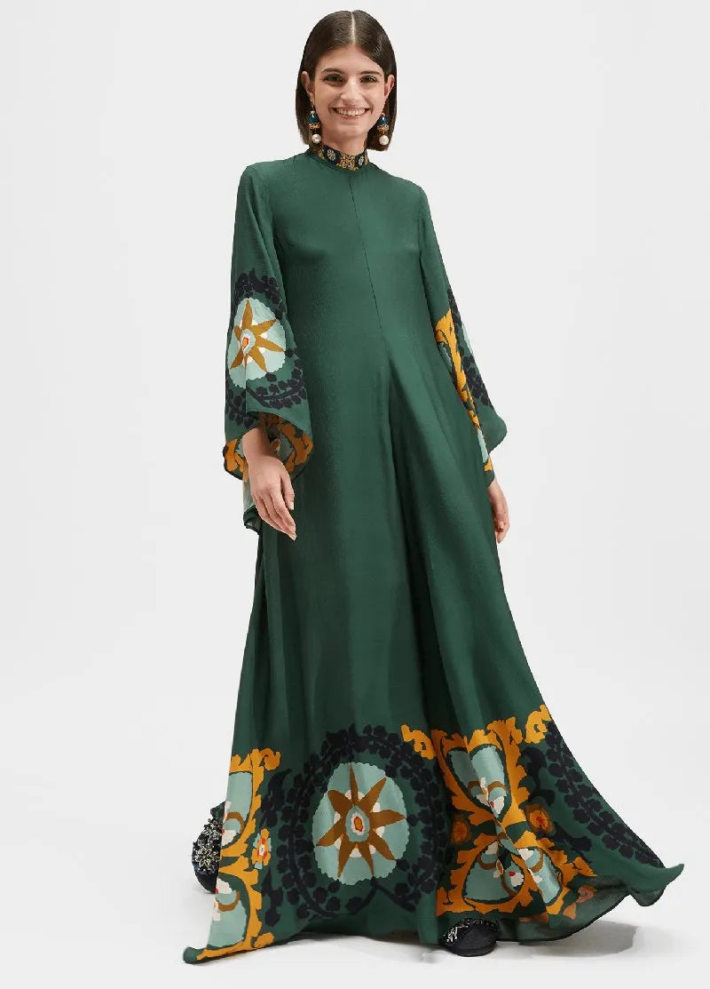 robe kimono verte