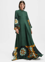 robe kimono verte