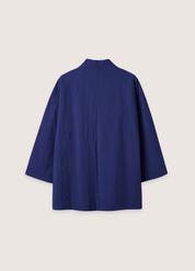 Haut de kimono homme cardigan bleu | Sei