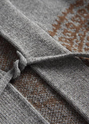 Veste kimono cardigan femme gris - Style japonais-Kimikono