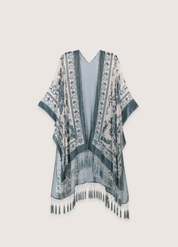 Veste kimono plage style poncho | Shiranui