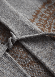 Gilet kimono homme gris | Gin