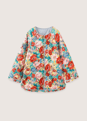 Veste kimono fleurie matelassée femme | Nishiki