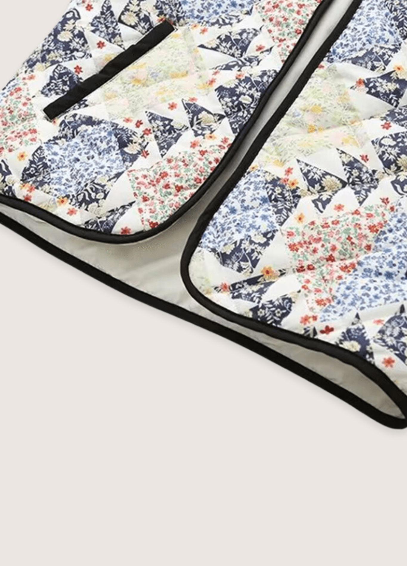 Veste kimono matelassée patchwork | Sorairo